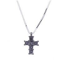 Collana Bliss Donna in Oro bianco Diamante 0.03 Ct 20087788 - 20087788